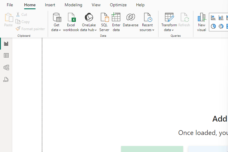 Power BI Ribbon