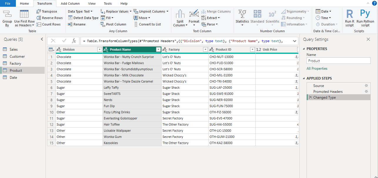 Text operations Power BI
