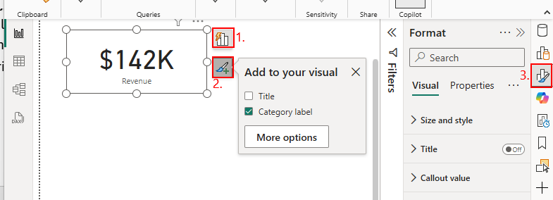 Format visual