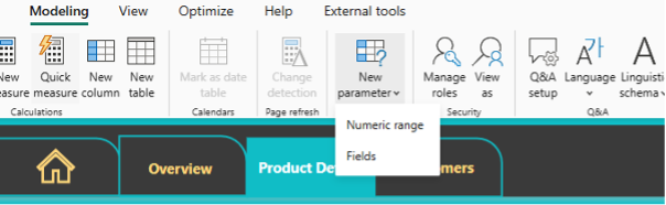 new parameter