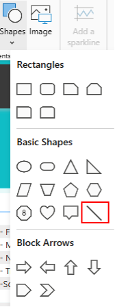 add two line shapes